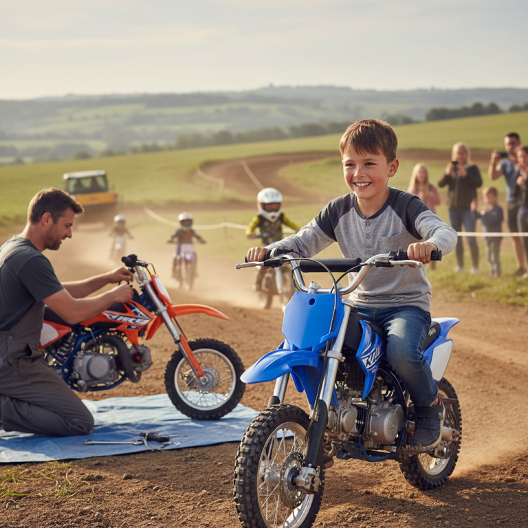 Moto enfant : guide complet des motos cross, thermiques et mini motocross